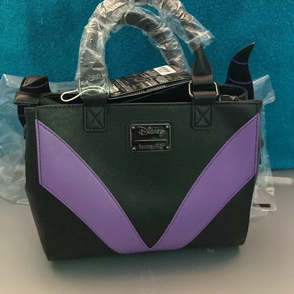 Loungefly Disney Maleficent Sleeping Beauty Crossbody Satchel - Picture 2 of 16